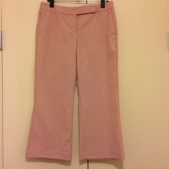 Express Capris Ladies Size 6 EDITOR Cropped Pink - Picture 2 of 8